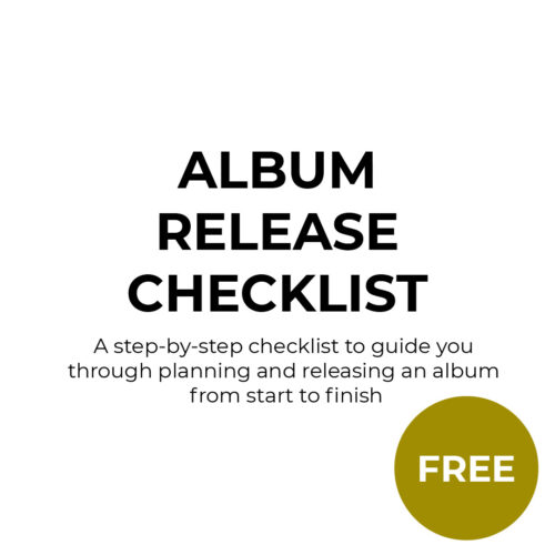 Album Release Checklist Main