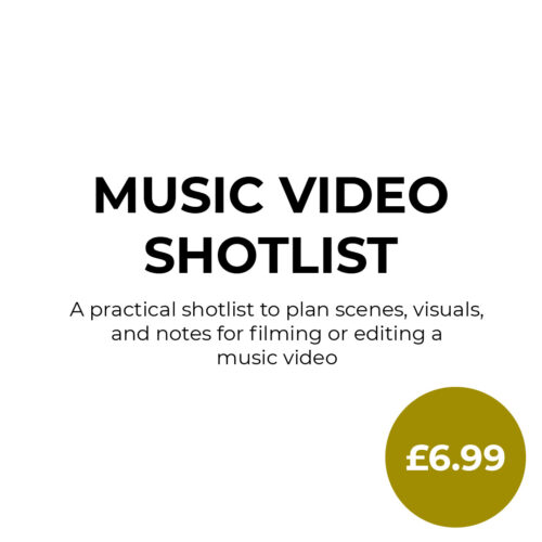 Music Video Shotlist Main