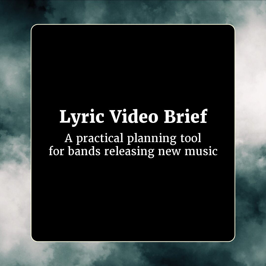Lyric Video Brief