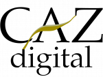 Caz Digital Logo - Black Text