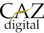 Caz Digital Logo - Black Text